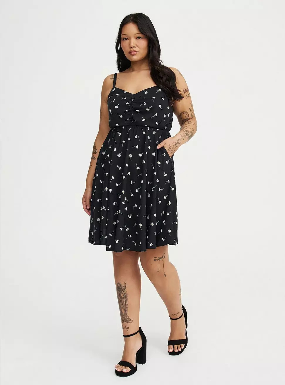 Mini Challis Skater Dress | Torrid (US & Canada)
