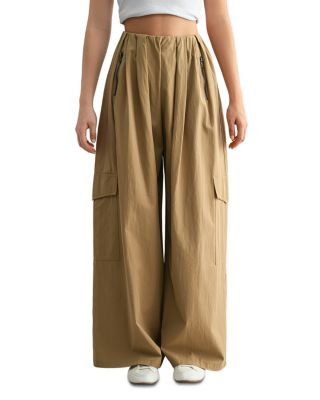 LUVEE Mable Front Zip Flap Patch Pocket Pants | Bloomingdale's Women | Bloomingdale's (US)