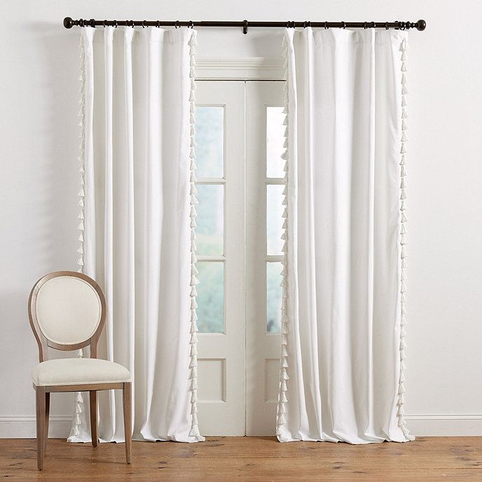 Tassel Trim Drapery Panel | Ballard Designs | Ballard Designs, Inc.