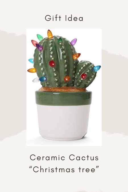 Gift idea: ceramic cactus “Christmas tree"

#LTKfindsunder50 #LTKGiftGuide #LTKHoliday