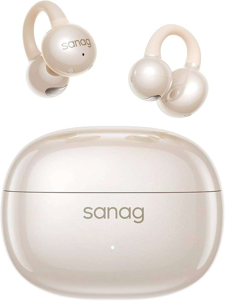 Sanag Open Ear Headphones, Bluetooth 6.0 Wireless Earbuds with Clip Design, 40H Playtime, IP67 Wa... | Amazon (US)