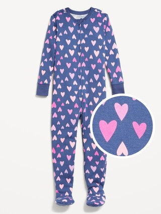 Unisex Snug-Fit 2-Way-Zip Printed Pajama One-Piece for Toddler &amp; Baby | Old Navy (US)