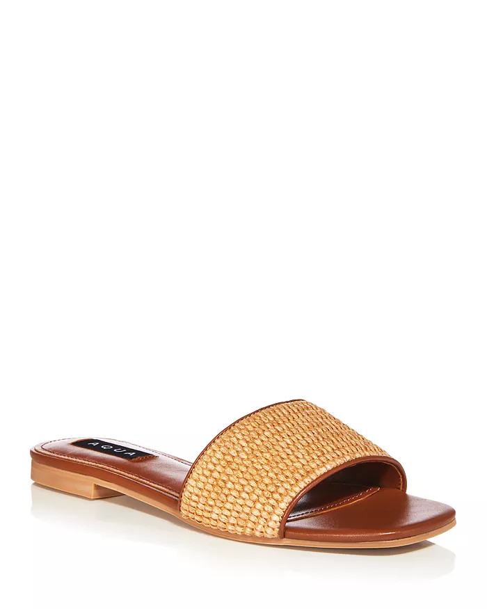 AQUA Women's Deker Slip On Slide Sandals - 100% Exclusive Back to results -  Shoes - Bloomingdale... | Bloomingdale's (US)