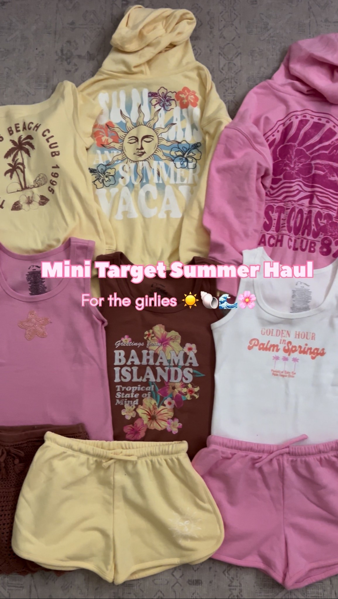 The cutest vacay haul for girls from target ☀️🌸🌊🐚