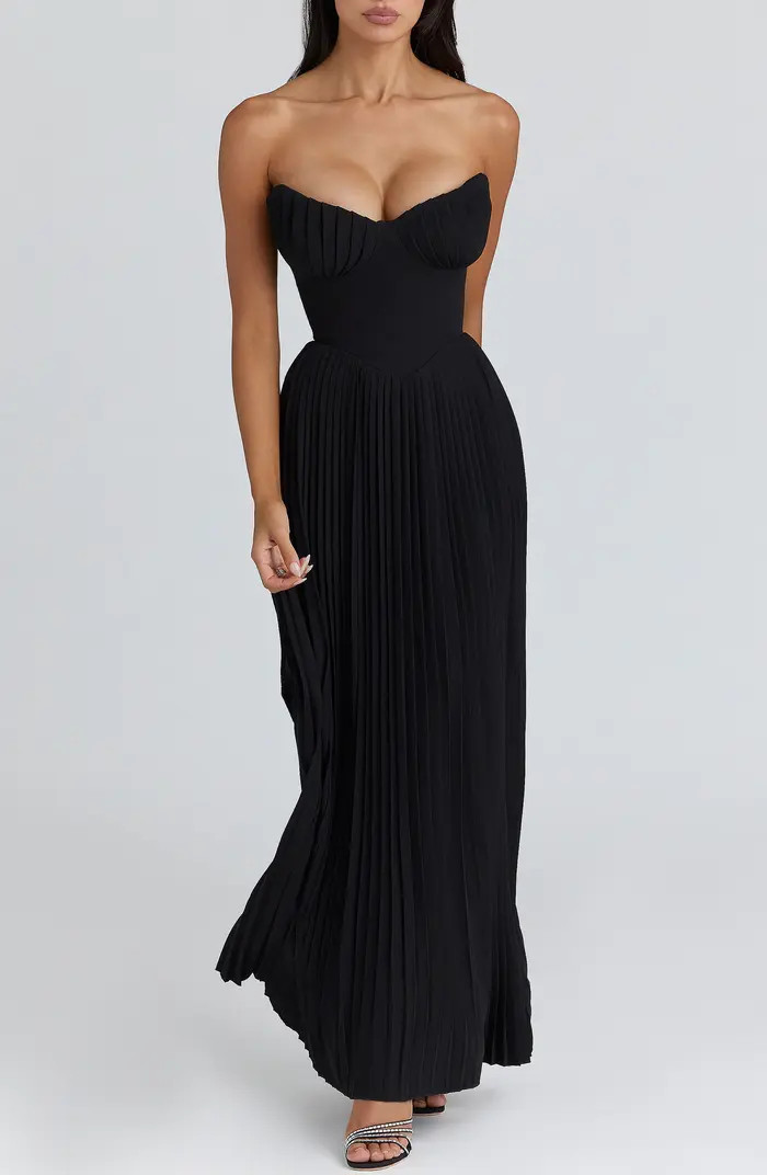 Marcella Pleated Georgette Dress | Nordstrom