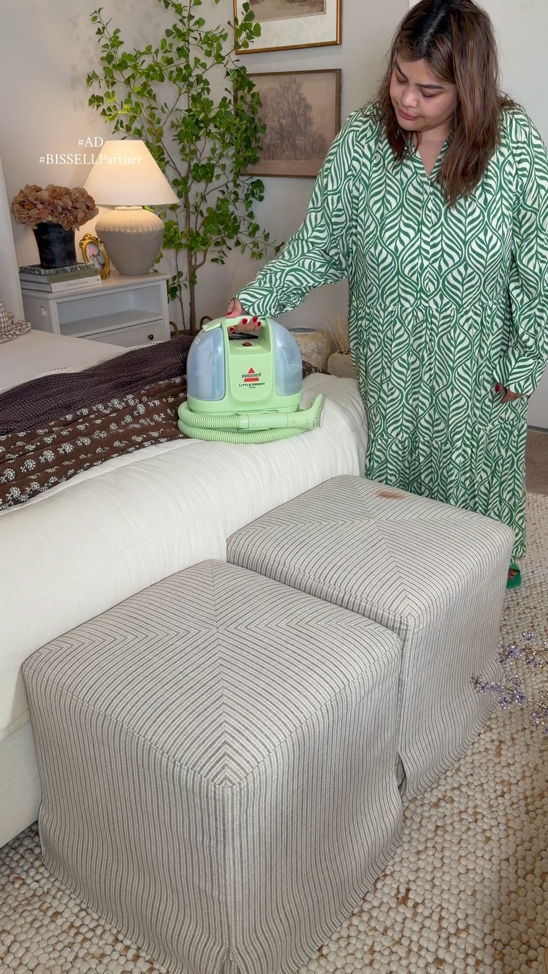 #BISSELLpartner #ad #LittleGreenMini The @bissellclean  Little Green Mini is my absolute secret weapon for keeping my home feeling fresh and curated. Whether it’s a quick upholstery refresh or a surprise rug spill, it handles it all in seconds without the bulk! ✨ 

DEAL ALERT: Grab yours now for $10 off! 💸 Want the link to grab yours?

#LTKSaleAlert #LTKHome