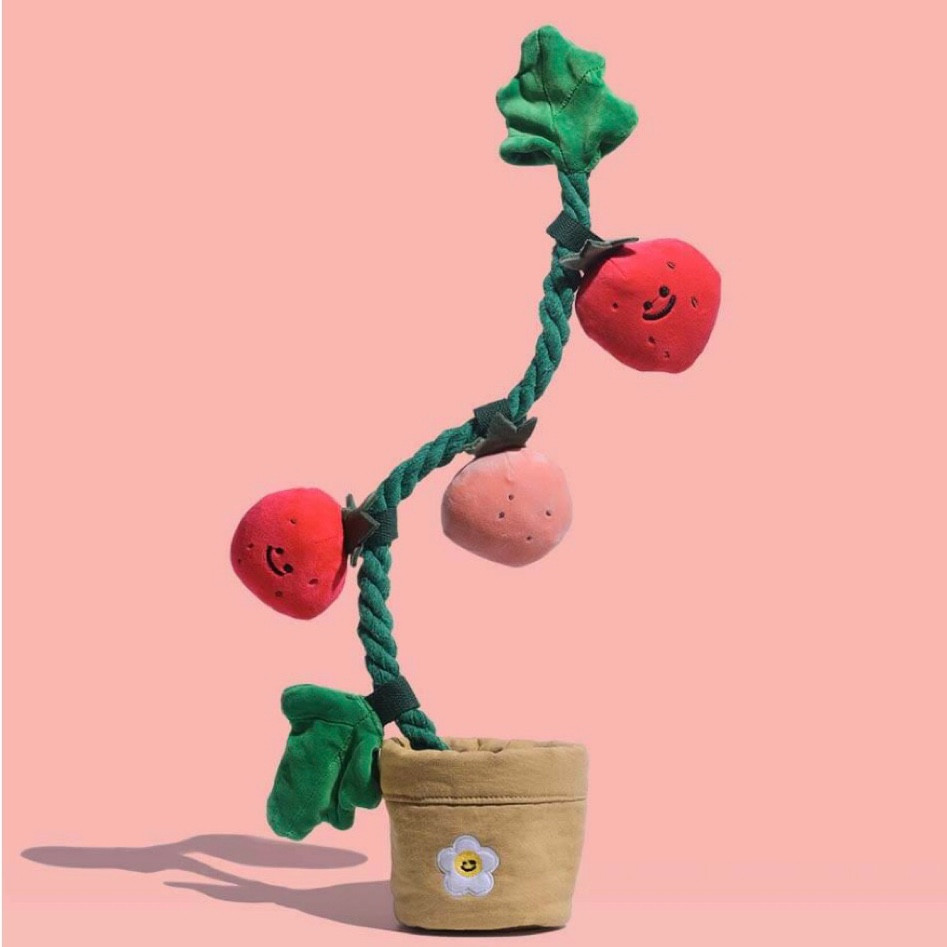 Cute dog toy alert. Wellie needs a potted strawberry 🍓 ! 

#LTKHoliday #LTKCyberWeek #LTKGiftGuide