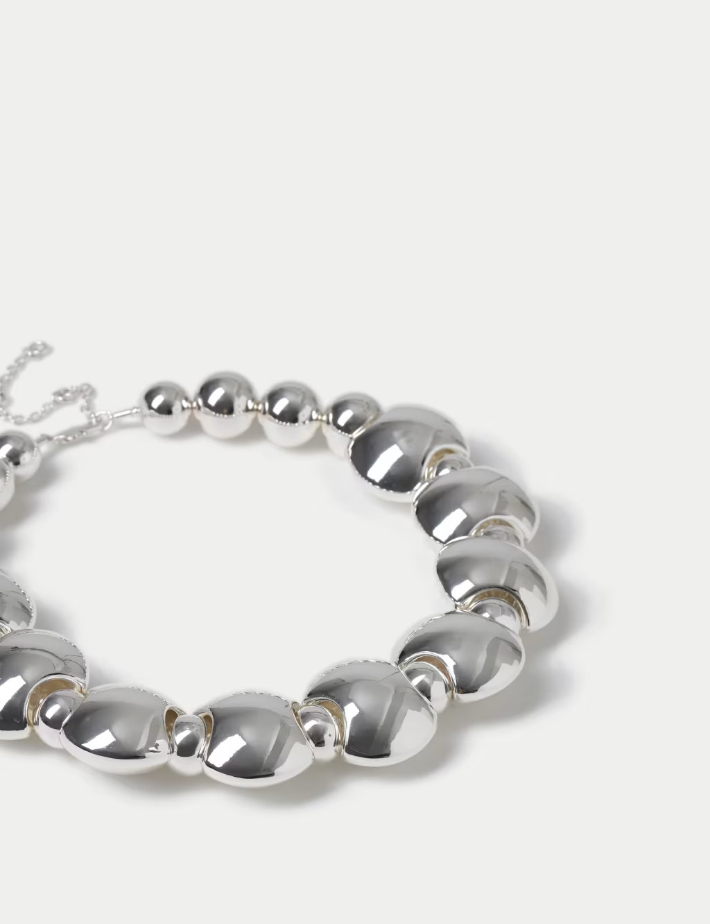 Silver Tone Sphere Statement Necklace | Marks & Spencer (UK)