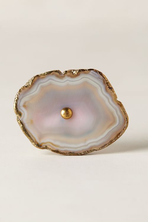 Swirled Agate Knob | Anthropologie (US)