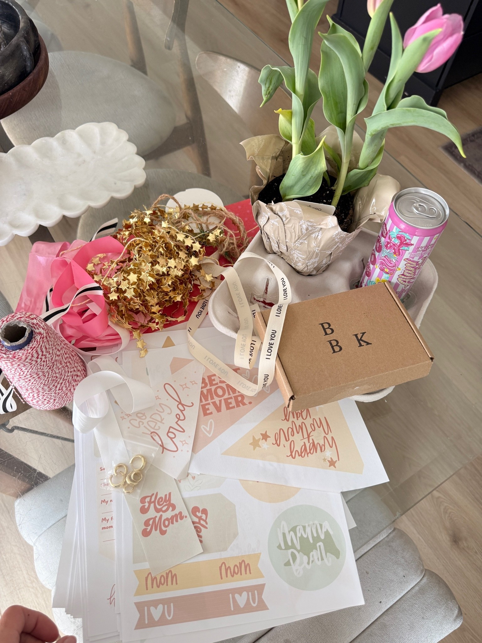 Mother’s Day gifting - keeping it thoughtful and simple and making it cute with ribbon and the @thelettervee tags

#LTKMothersDay #LTKmomlife