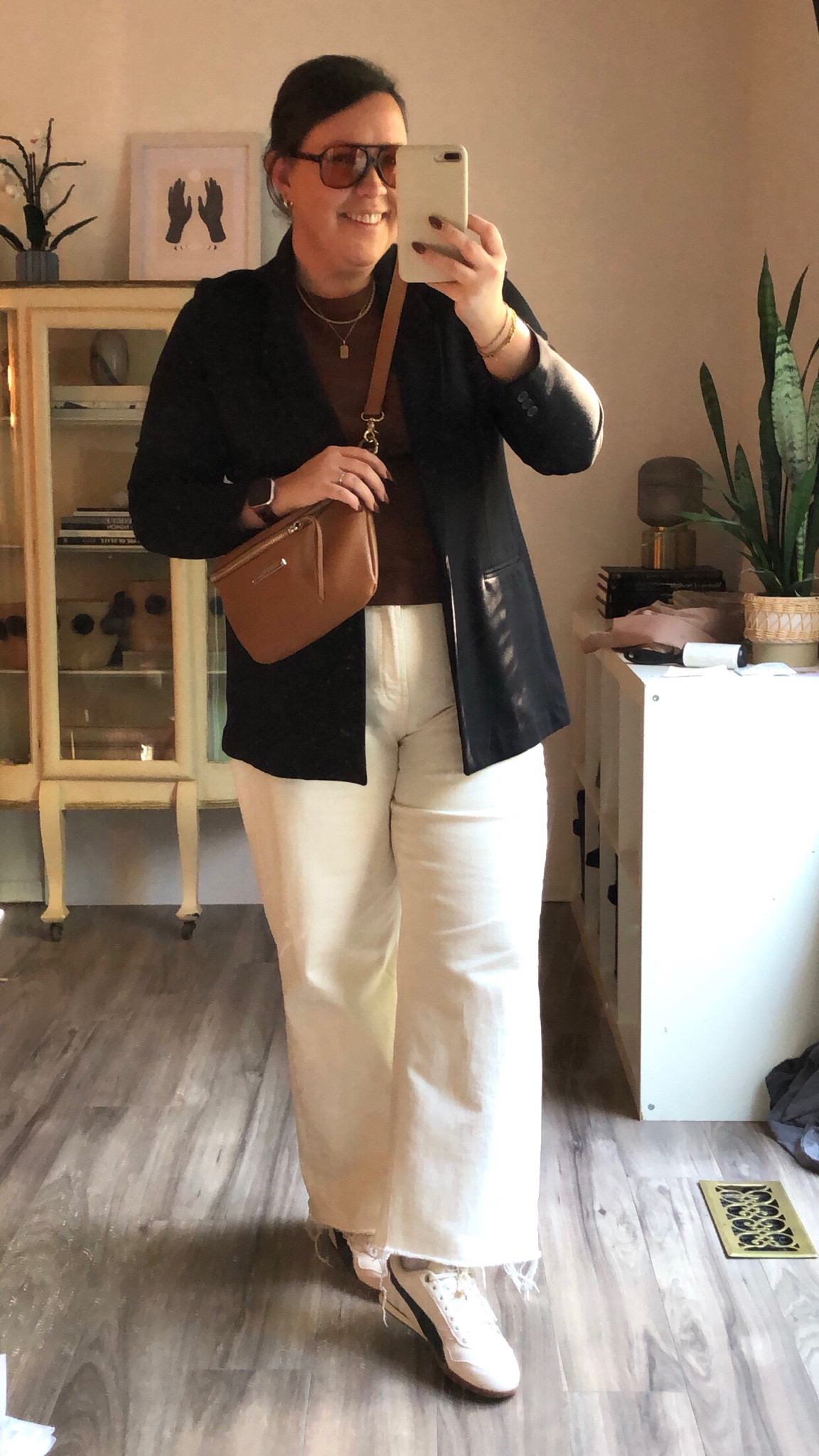 Classic fall outfit 🍂 Easily elevate your look by adding a blazer to a everyday, causal tee & denim outfit. 

#LTKfall #LTKmidsize #LTKcanada