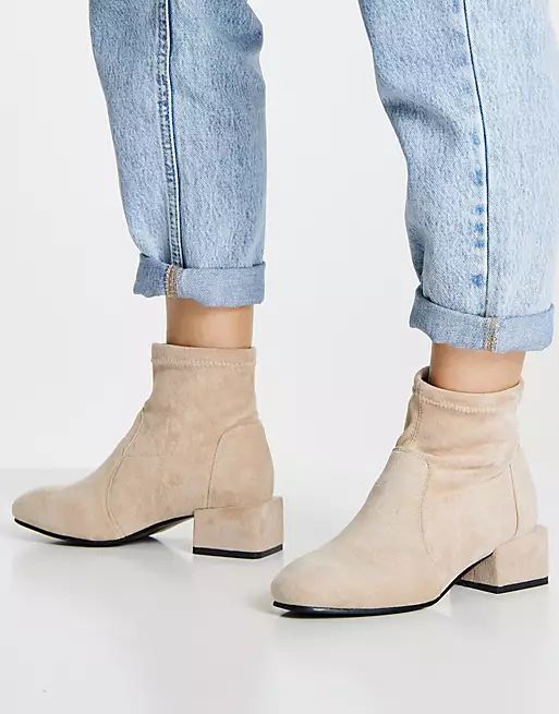 BEBO finley high ankle boots in stone  | ASOS | ASOS (Global)
