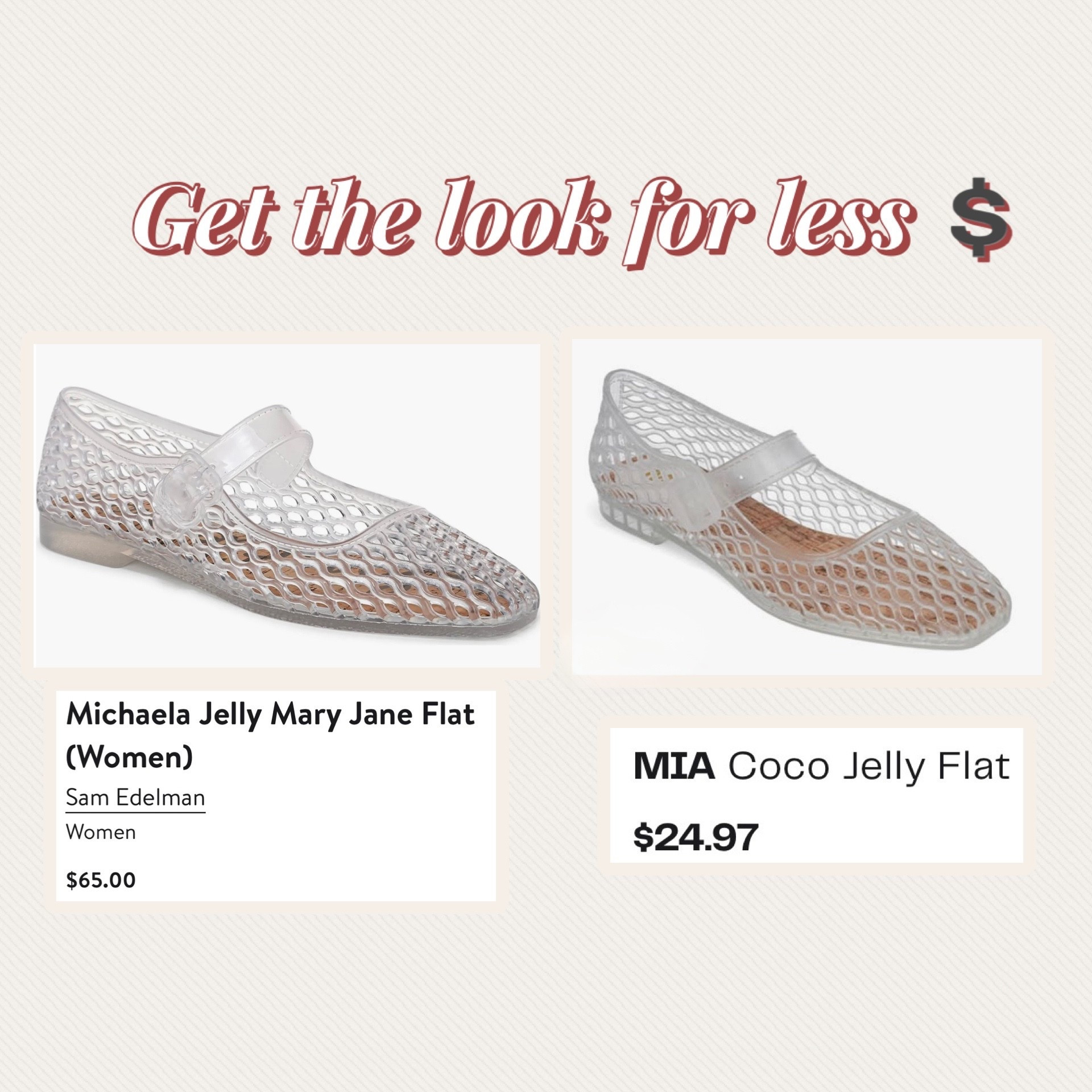 Found a great look for less for the popular Sam Edelman jelly sandals! 

#nordstromrack #sandal #trending #summer #lookforless #shoes 

#LTKTravel #LTKSaleAlert #LTKSeasonal