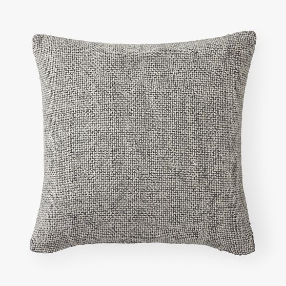 Faye Textured Linen Pillow Cover | Pottery Barn Teen