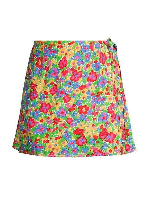 Lucio Wrap Miniskirt | Saks Fifth Avenue
