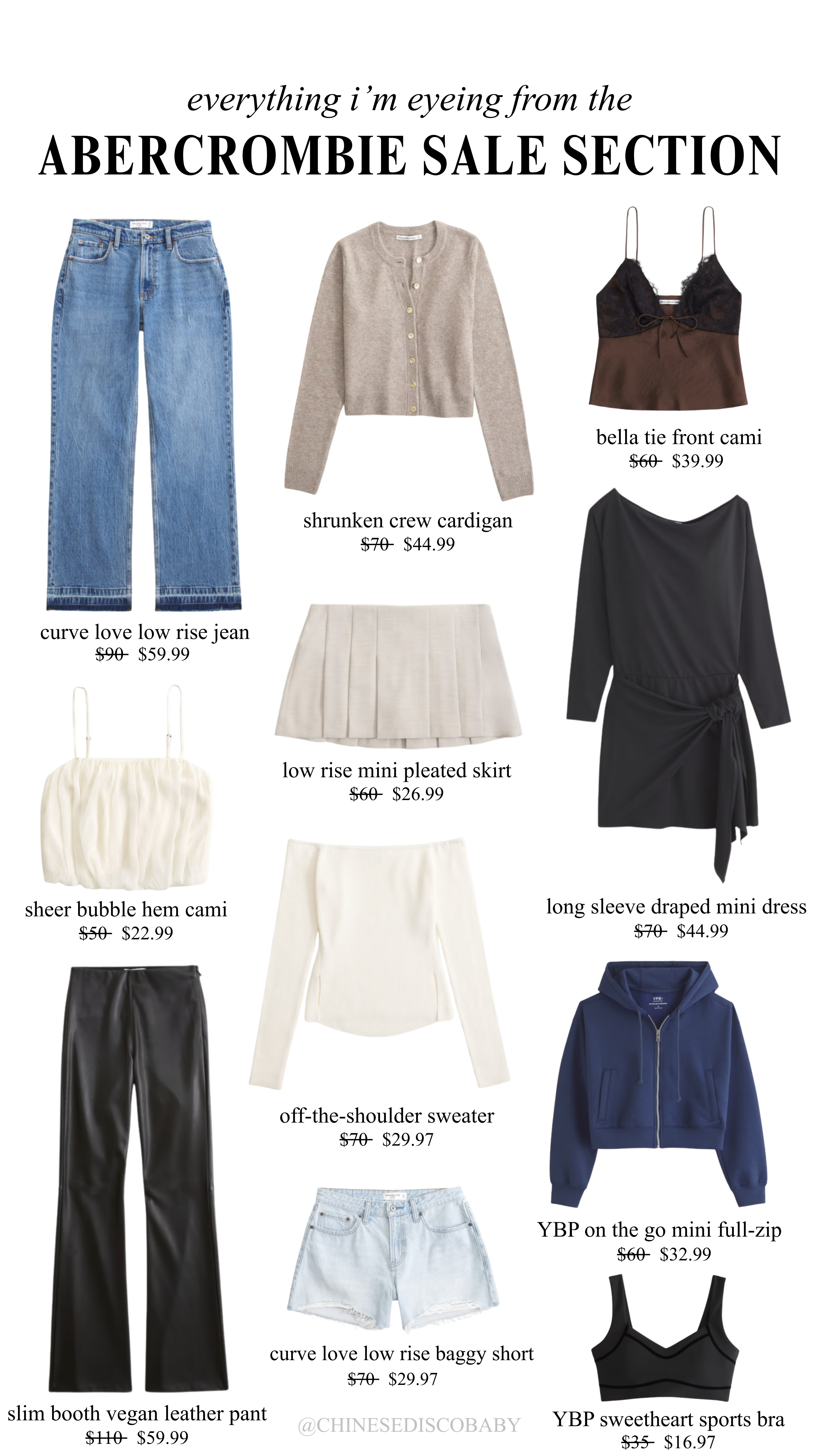 Went through the Abercrombie clearance sale so that you didn't have to  

 #LTKootd #LTKU #LTKSaleAlert