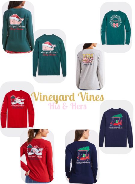 Vineyard vines holiday tees are here! Pair his and hers or tees for the whole family!!

#LTKfamily #LTKHoliday #LTKSeasonal