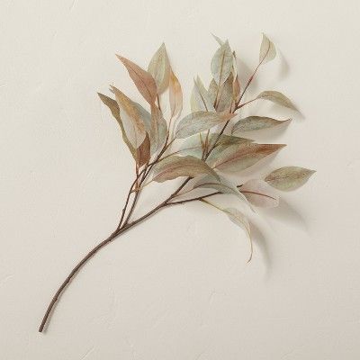 22&#34; Faux Rusted Eucalyptus Leaf Plant Stem - Hearth &#38; Hand&#8482; with Magnolia | Target