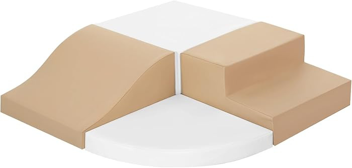 4-Piece Soft PU Leather Toddlers Climbing Toys, Baby Foam Climbing Blocks for Toddlers 3, Foam Pl... | Amazon (US)