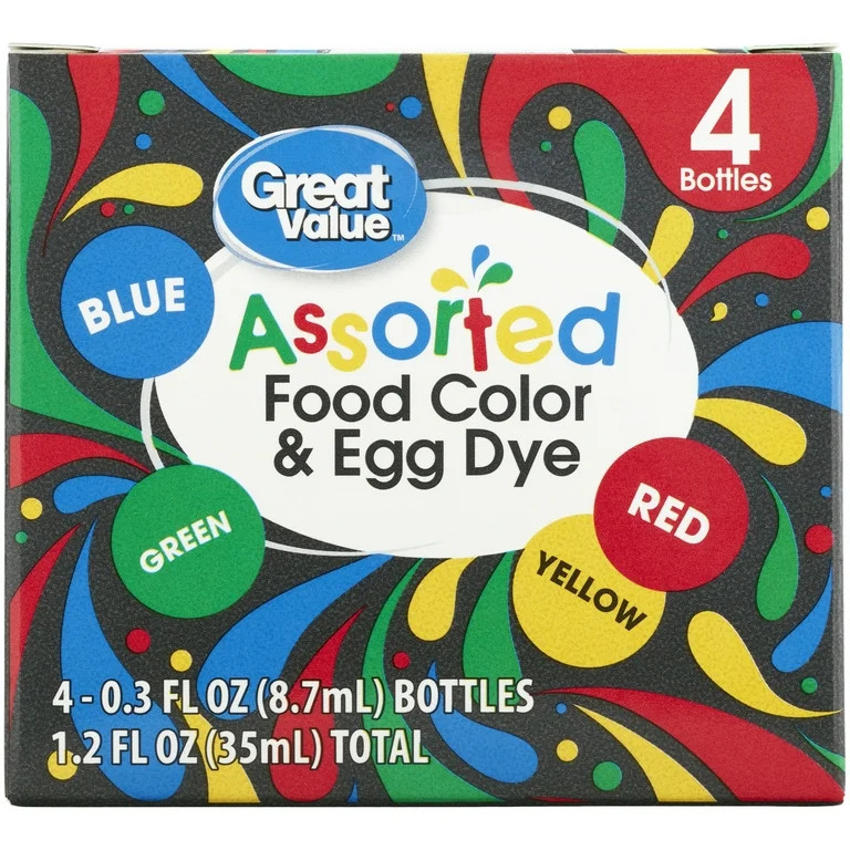 Wilton Great Value Assorted Food Color and Egg Dye, 1.2 oz. | Walmart (US)