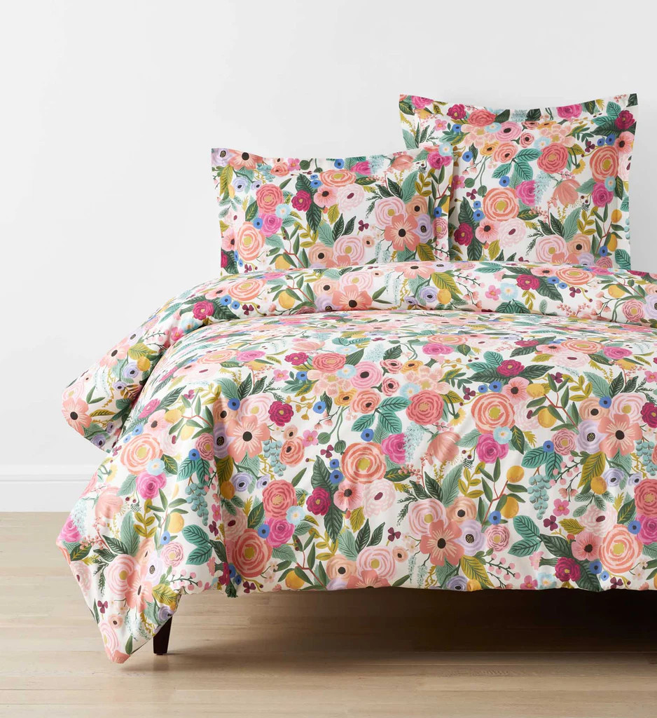 Percale Duvet Cover - Garden Party | Rifle Paper Co.