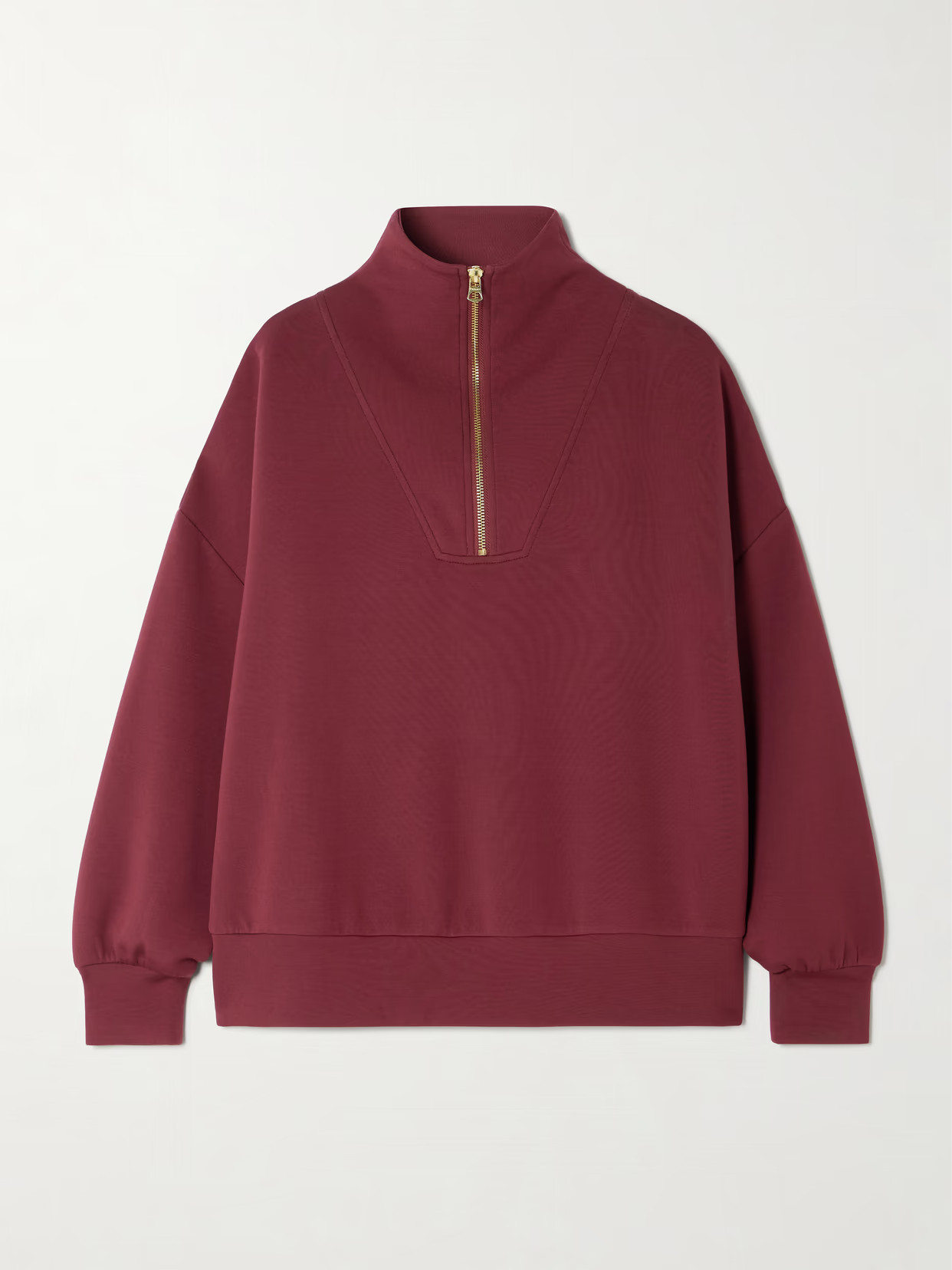 Varley - Hawley Doublesoft™ Sweatshirt - Burgundy | NET-A-PORTER (UK & EU)