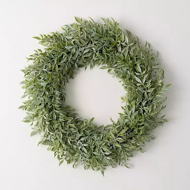 New! Dusted Tea Leaves Wreath | Kirkland's Home