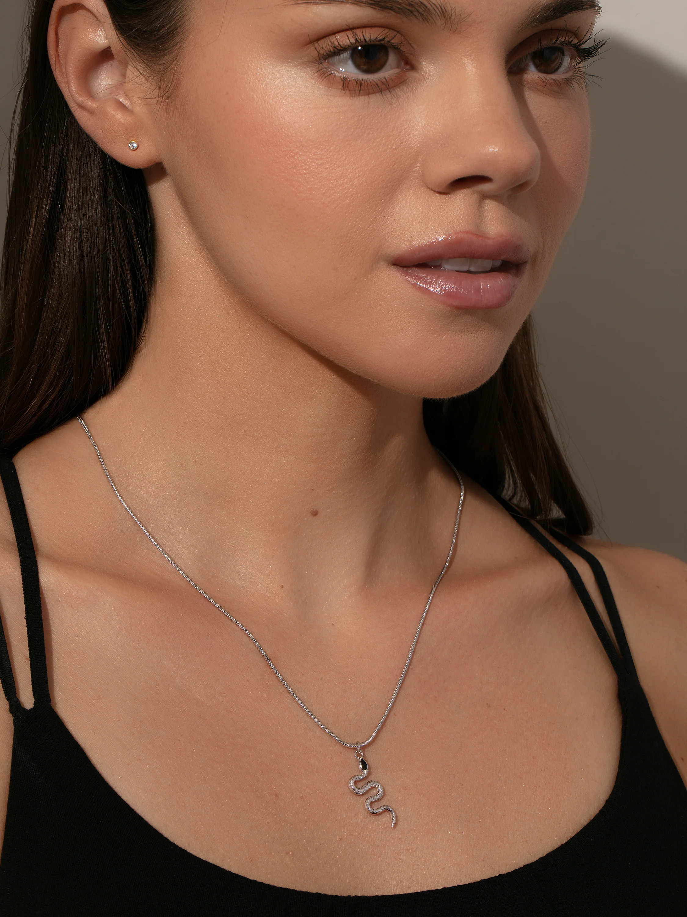 Gold Snake Pendant Necklace | Statement Necklace | Uncommon James | Uncommon James