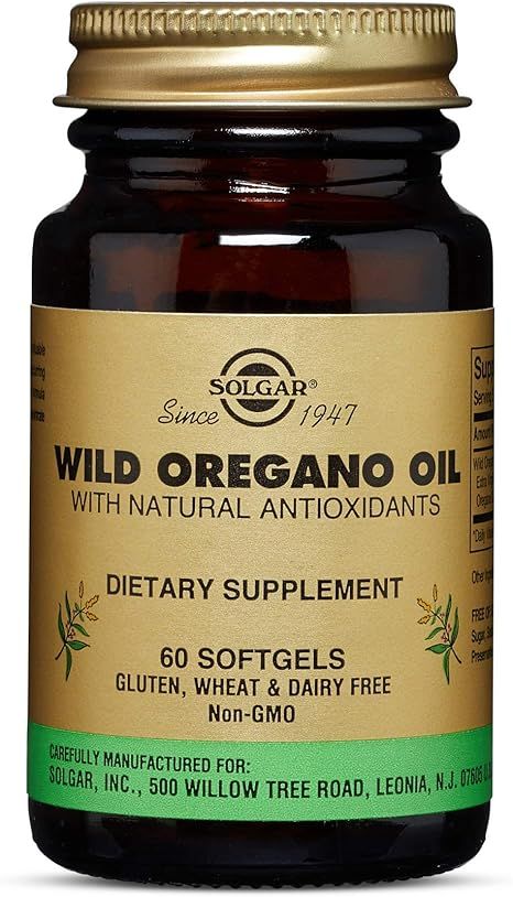 Solgar Wild Oregano Oil, 60 Softgels - High Quality Oregano Oil Concentrate - Immune Support - In... | Amazon (US)
