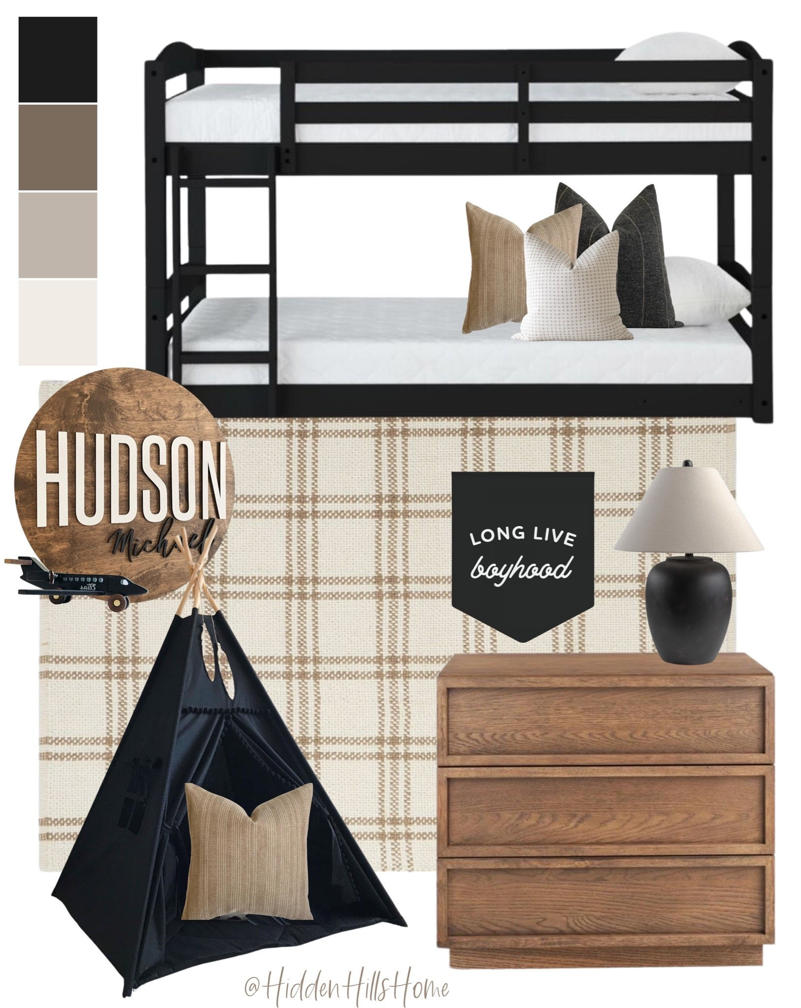 Boys Bedroom, boys bunk room, bunkbeds, toddler boys room decor mood board, big boys bedroom #boysroom

#LTKHome #LTKSaleAlert #LTKKids