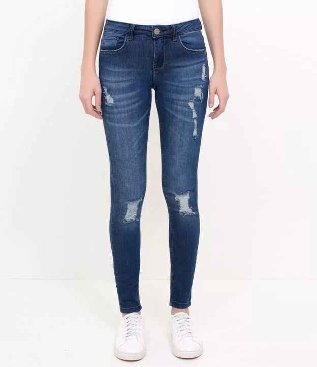 Calça Skinny Jeans com Puídos - Lojas Renner | Lojas Renner (BR)