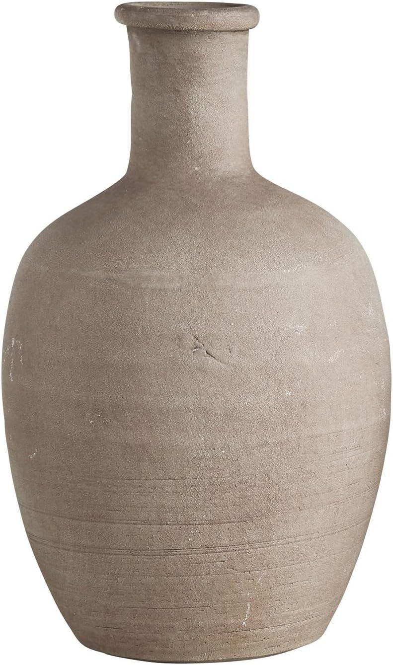 47th & Main Rustic Terracotta Vase, Large, Taupe | Amazon (US)