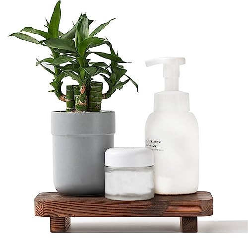 Amazon.com: FLYIEE Wood Risers for Decor Display, Bathroom Counter Sink Decor, Dish Soap Tray Woo... | Amazon (US)