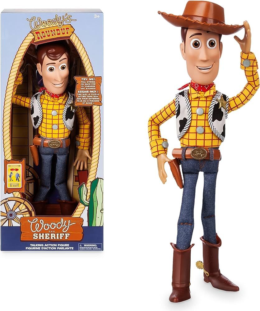 DISNEY Store Official Woody Interactive Talking Action Figure from Toy Story 4, 15 Inches, Features  | Amazon (US)