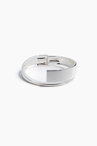 H & M - Hinged Cuff Bracelet - Silver-Colored | H&M (US + CA)