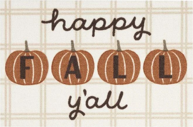 Celebrate Together™ Fall Plaid Fall Yall Harvest Throw Rug | Kohl's