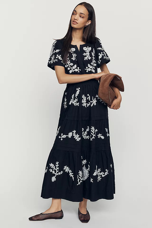 Somerset Maxi Dress: Embroidered Edition | Anthropologie (US)