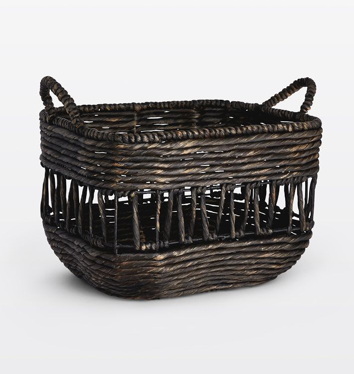 Sisley Rectangular Woven Basket | Rejuvenation