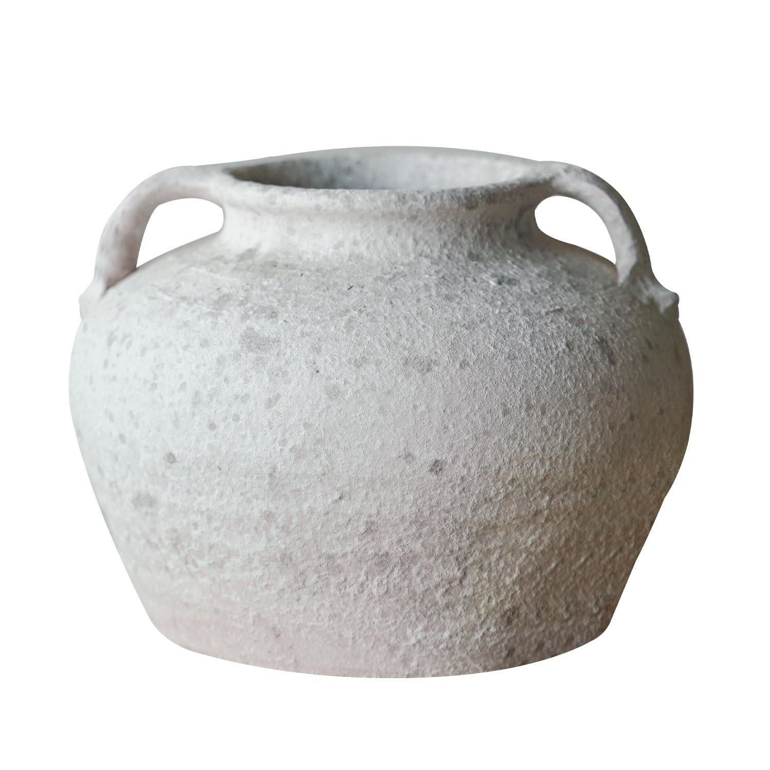 Rustic Terracotta Handle Flower Vase, Height 16.5cm/6.49in Vintage Clay Vases Farmhouse Decor, fo... | Amazon (US)