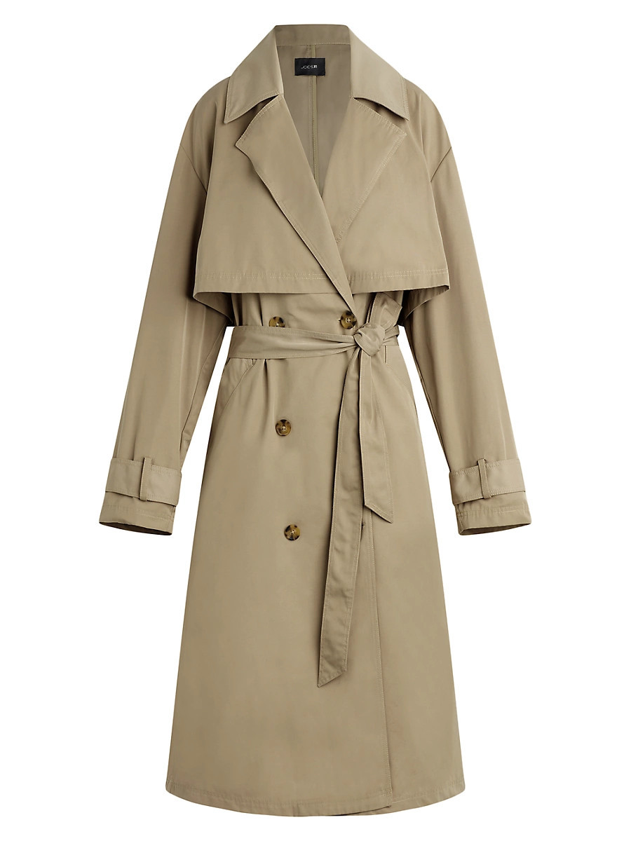 Women's Joe's Jeans by Dani Michelle The Elizabeth Trench Coat - Biscotti - Size XL | Saks Fifth Avenue