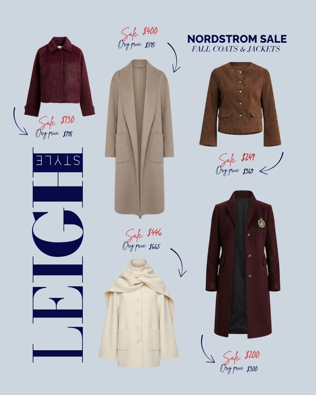 The best fall coats are on sale now. 🧥 Last chance to save before the Nordstrom Anniversary Sale ends August 9!

Nordstrom Anniversary Sale, fall coats, women's jackets, wool coat, fall outerwear, trench coat, designer coats, cozy jackets, autumn fashion, capsule wardrobe, Nordstrom sale finds, fall fashion essentials, August 9 sale ends

#LTKSaleAlert #LTKSeasonal #LTKootd
