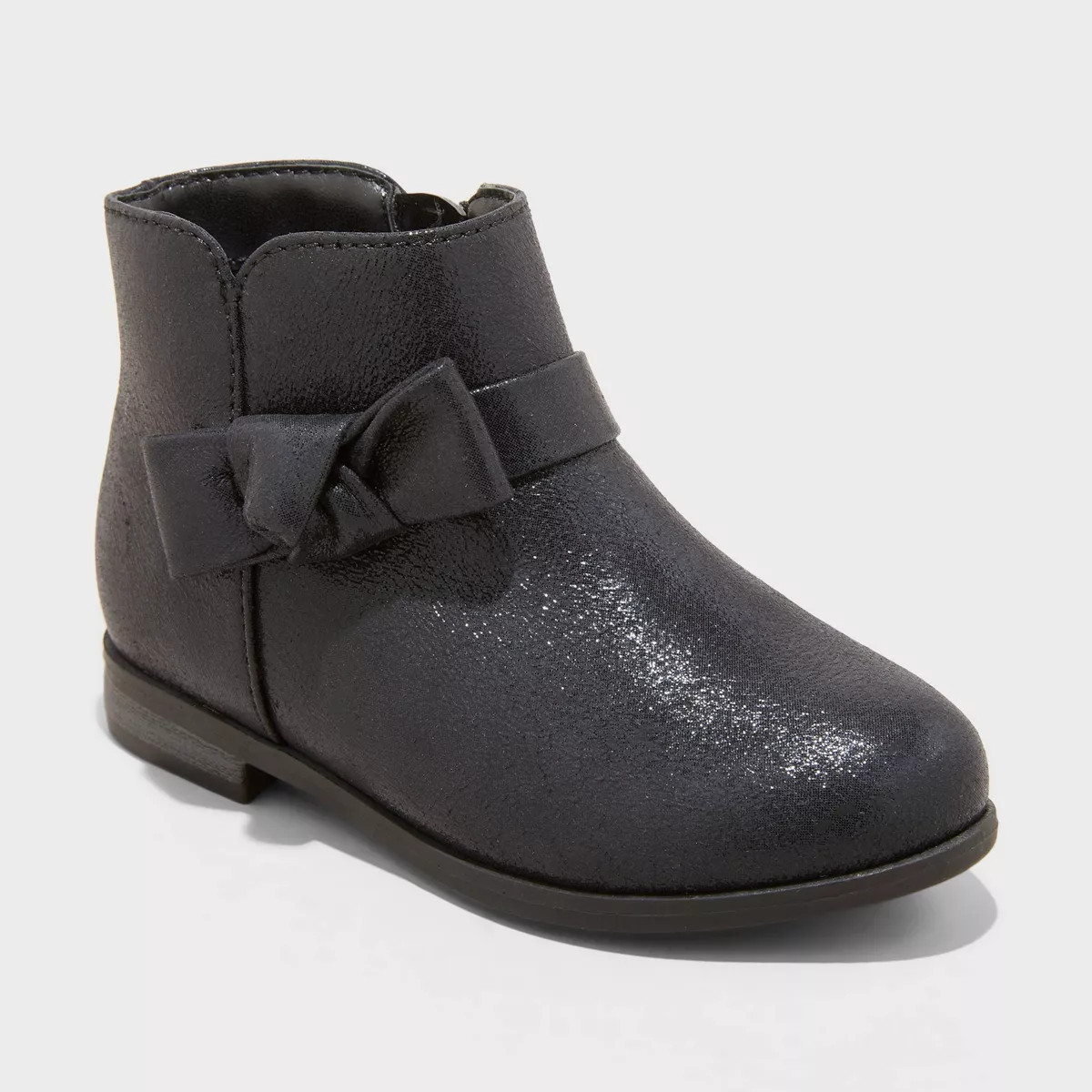 Toddler Sammi Shimmer Boots - Cat & Jack™ Black | Target