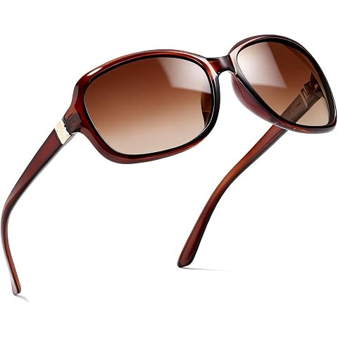 Foster Grant Polarized Sunglasses For Women, Brown Tortoise Shell Sunglasses | Amazon (US)