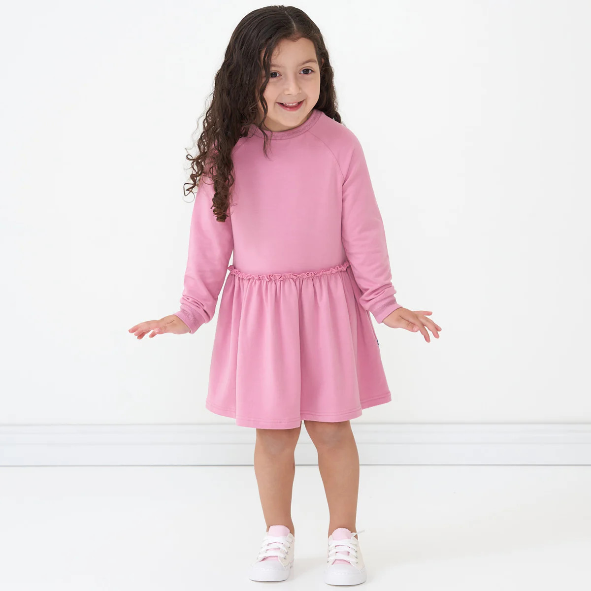 Garden Rose Drop Waist Dress | Little Sleepies