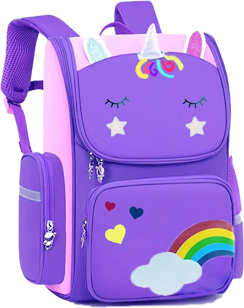 Unicorn Backpack for Preschool Girls , Light Weight Kids Backpack,Kindergarten School Bag, BookBags  | Amazon (US)