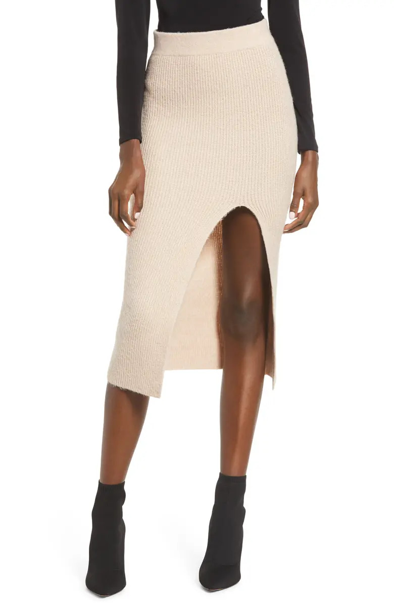 Split Sweater Midi Skirt | Nordstrom