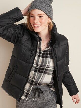Frost-Free Zip-Front Puffer Jacket for Women | Old Navy (US)