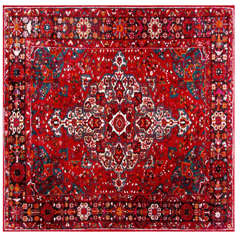 Mcconnell Oriental Area Rug in Red | Wayfair North America