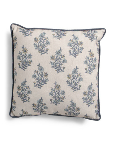 Made In Usa 22x22 Garden Florals Oversized Overfilled Luxury Pillow | Throw Pillows | Marshalls | Marshalls