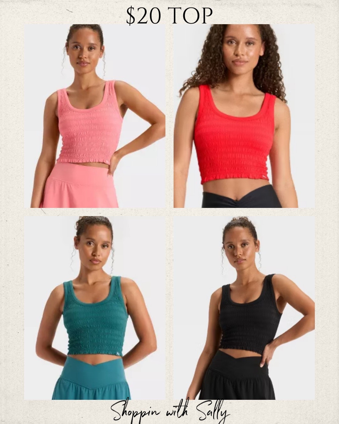 The cutest little top!!! I did a size large but wish I would have gotten a medium! I think the pink & red will work for 🌷🍁 and the teal 🍁☀️!!!

#hocspring #tcispring #targetstyle

#LTKActive #LTKSaleAlert #LTKFindsUnder50